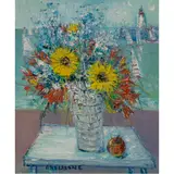 Untitled by Yolande Ardissone, oil on canvas, sold Oct 2022