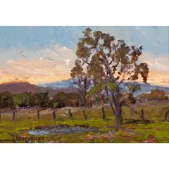 Untitled by Dennis Westerling, oil on board, sold Oct 2022