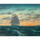 Untitled by Andrew Bennett, oil on canvas, sold Oct 2022