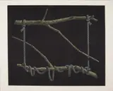 Situation - Work No. 17 by Katsunori Hamanishi, 1986, mezzotint in colors, sold Oct 2022