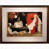 Traveling Abroad by Phillip Noyer, lithograph in colors, sold Oct 2022