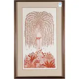 Untitled by Cuca Romley, etching, sold Oct 2022
