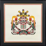 Kwa by Richard Hunt, screenprint, sold Oct 2022