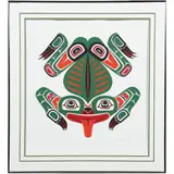 Frog Mosquito by Stan Hunt III, 1992, screenprint, sold Oct 2022