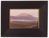 titled "The Rosy Touch of Morn (Near Barrydale) by Jan Ernst Abraham Volschenk, oil on canvas, sold Aug 2025