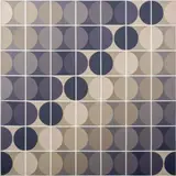 Untitled (Half Circle Grid) by Siri Berg, Acrylic on Canvas, sold Jul 2024