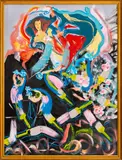 The Volcano by Eva Bouzard-Hui, Oil on Canvas, sold Jul 2024
