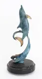 Untitled by Scott Hanson, Bronze Dolphin Sculpture, sold Jul 2024