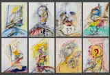 Untitled by Eva Bouzard-Hui, Mixed Media on Unstretched Canvas, sold Jul 2024