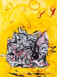 Towards a New Architecture by Luigi Terruso, 1997, Acrylic on Canvas, sold Jul 2024