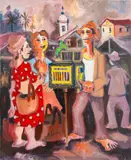 O Homem da Realeivo by J.B. Da Silva, Oil on Canvas, sold Aug 2024