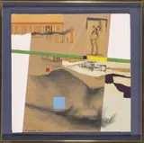Untitled by G. Goldfine, 1970, Mixed Media on Board, sold Aug 2024