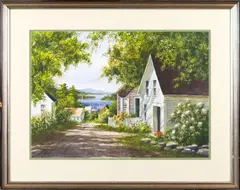 Untitled by A Gary Shepard, watercolor on paper, sold Oct 2024