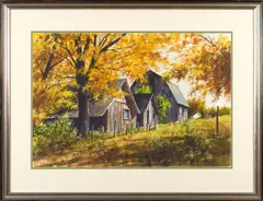 Untitled by A Gary Shepard, watercolor on paper, sold Oct 2024