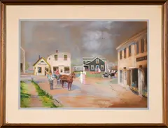 Untitled by A Louis Doyle Norton, gouache on paper, sold Oct 2024