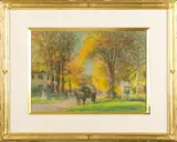 Untitled by A Louis Doyle Norton, pastel, sold Oct 2024