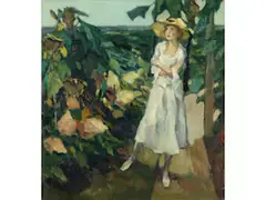 Untitled by Leo Putz, oil on canvas, sold Mar 2025