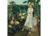 Untitled by Leo Putz, oil on canvas, sold Mar 2025