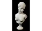 Untitled by Alfred Boucher, marble, sold Sep 2023