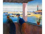 Untitled by Piero Persicalli, oil on canvas, sold Mar 2025