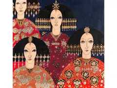 Le Signore Della Notte (die Damen der Nacht) by Vittorio Zecchin, tempera, sold Jun 2025