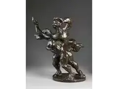 La Fuite (die Flucht) by Jacques Lipchitz, bronze, sold Jun 2026