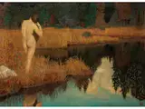 Untitled by Rudolf Riemerschmid, oil on canvas, sold Mar 2026