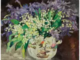 Hyazinthen und Maiglöckchen by Louis Valtat, oil on canvas, offered Mar 2022