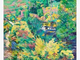 Untitled by Eugène Alluaud, oil on canvas, sold Jun 2023