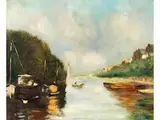 Untitled by Lesser Ury, oil on canvas, sold Jun 2026