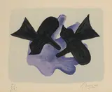 Oiseaux by Georges Braque, 1963, color lithograph, sold Dec 2021