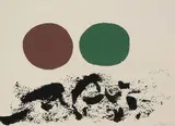 Flurry by Adolph Gottlieb, 1967, color screenprint, sold Dec 2021
