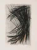 L11 by Hans Hartung, 1957, color lithograph, sold Dec 2021