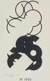 PF 1995 by Jan Kubíček, 1992, screenprint, offered Dec 2021