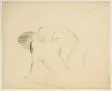 Sterbender Krieger by Wilhelm Lehmbruck, charcoal, sold Dec 2021