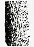 Baum by Günther Uecker, 1985, woodcut, sold Dec 2021