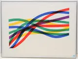 Ohne Titel by Piero Dorazio, 1967, color lithograph, sold Dec 2021