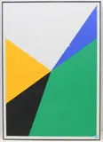 Brasilien by Almir Mavignier da Silva, 1992, color screenprint, sold Dec 2021