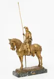 Paris, Ende 19.Jh by Reiterfigur "Louis d'Orléans", bronze, sold Dec 2021