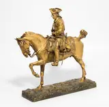 Paris, Ende 19.Jh by Reiterfigur "Friedrich der Grosse", bronze, sold Dec 2021