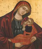 Greco-venezianisch, Ende 18.Jh by Maria lactans, tempera, sold Dec 2021