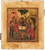 Russisch, 18.Jh by Gastmahl Abrahams, tempera, sold Dec 2021