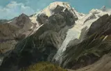 Blick gegen den Mont Collon im Val Arolla by François Diday, oil on canvas, sold Dec 2021