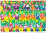 Irisation B by Samuel Buri, color lithograph, offered Dec 2021
