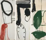 Ohne Titel by Maurice Ducret, 1989, mixed media, sold Dec 2021
