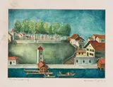 Der alte Lindenhof by Hermann Pieper, 1941, pencil, offered Dec 2021