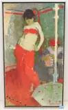 Im roten Raum I by Bruno Bischofberger, oil on canvas, sold Dec 2021