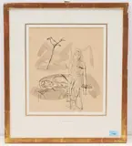 Landschaft mit Figuren by Maurice Barraud, pencil, sold Dec 2021
