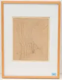 Strassenszene by René Victor Auberjonois, pencil, sold Dec 2021