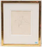 Liegender, weiblicher Akt by Maurice Barraud, pencil, sold Dec 2021